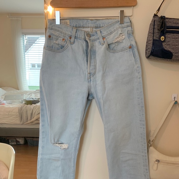 Levi's Denim - Levi’s 501 light wash jeans